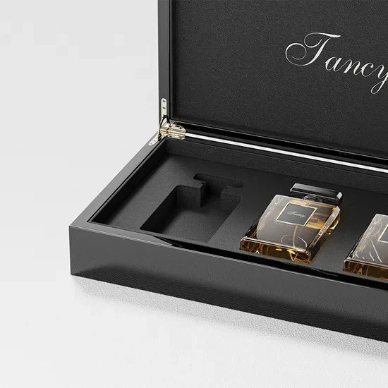 کسٹم فری ڈیزائن میک اپ ایم ڈی ایف ووڈن ووڈ سکنکیر پروڈکٹ گفٹ بکس خوشبو خوشبو